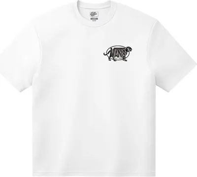 Produktbild von Stylisches Herren Kurzarm-T-Shirt Weiß mit Rundhals und Druck-Design