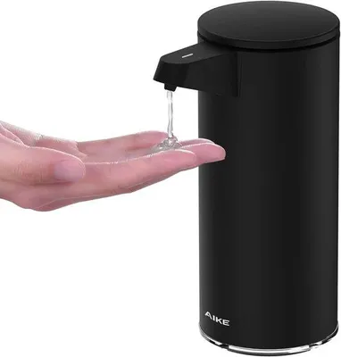 Produktbild von Famanu Automatische Seifenspender 280ml - USB Aufladbar, Edelstahl, Touchless