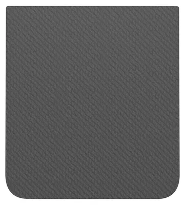 Productafbeelding van Clappio, achterkant (onderkant) voor de Galaxy Z Flip 6, met geïntegreerde lijm, zwart