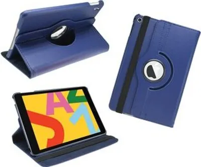 Image de cofi1453® Protection 360 Tablet Cover compatible avec Apple iPad (2019) 10.2 pouces Housse de tablette Bumper Case Etui Rotatif avec support Bleu