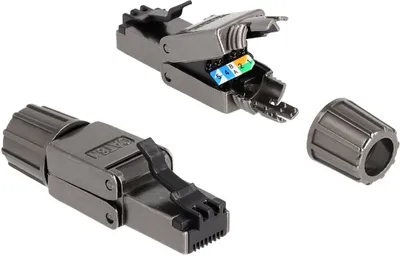 Produktbild von Delock RJ45 Stecker Cat.8.1 STP werkzeugfrei