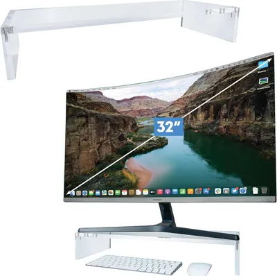 Productafbeelding van Monitorstandaard met 8,9 cm verhoging - Organiseer uw werkruimte efficiënt