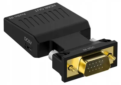 Immagine prodotto di Adattatore Per Computer Co2, Convertitore Da Vga D-Sub A Hdmi, Con Audio 0109