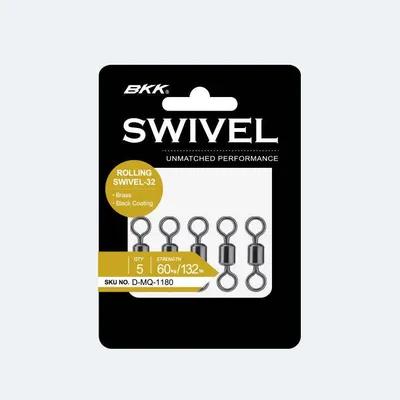 Produktbild von BKK Wirbel Rolling Swivel 32 schwarz #12 9kg