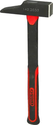 Immagine prodotto di KS Tools 142.2033 martello Martello ad artiglio Nero, Rosso