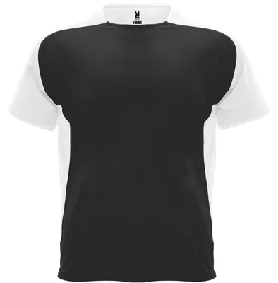 Image de Roly Sport - T-shirt « Bugatti » pour hommes/femmes unie LT2876 (M) (noir/blanc)