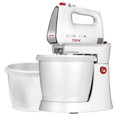Mixer mit 2 rotierenden Schüsseln, 3L, 750 W, 5 Stufen