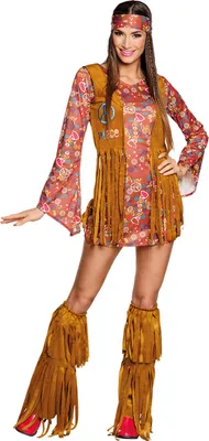 Produktbild von Boland 83665, Maskenkostüm, Erwachsener, Weiblich, Hippie, Mehrfarbig, Weiblich