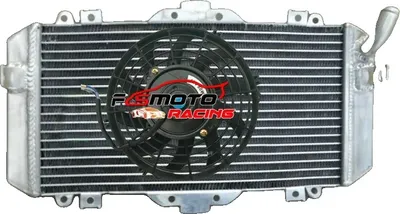 Image de radiateur en aluminium à 3 rangées, haute capacité de refroidissement, parfaitement adapté à la YAMAHA FZR600R, construction durable