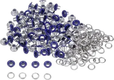 Immagine prodotto di Set di scarpe e vestiti, 100 pezzi, 3 mm, blu scuro, metallo