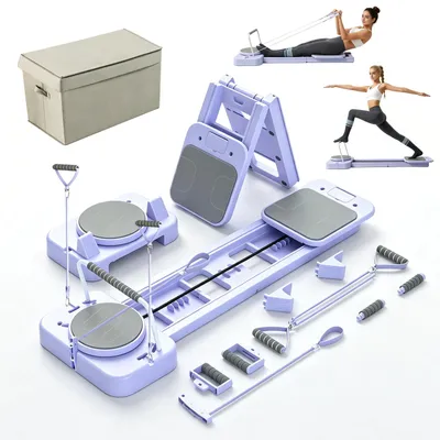 Immagine prodotto di Tavola pieghevole per Pilates Reformer, tavola portatile e regolabile per Pilates