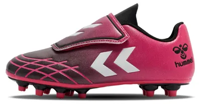 Produktbild von Hummel Hattrick MG JR Fußballschuhe Klettverschluss pink/schwarz 217580-3276, Schuhgröße:38 EU