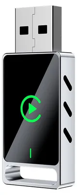 Produktbild von Wireless CarPlay Adapter 2 in 1, kabelloser Apple CarPlay & Android Auto Adapter für iPhone und Android, Plug & Play USB Adapter für Autos mit kabelgebundenem CarPlay