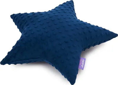 Produktbild von Navy Blue Minky Sternkissen