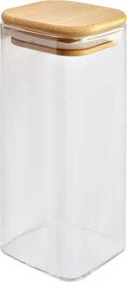Produktbild von Clayre & Eef Vorratsglas 6x6x15 cm Transparant Glas