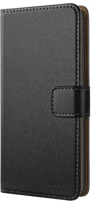 Produktbild von Flip Case Für Xiaomi Poco M4 Pro 5G Schwarz Etui Aus Kunstleder Elegant