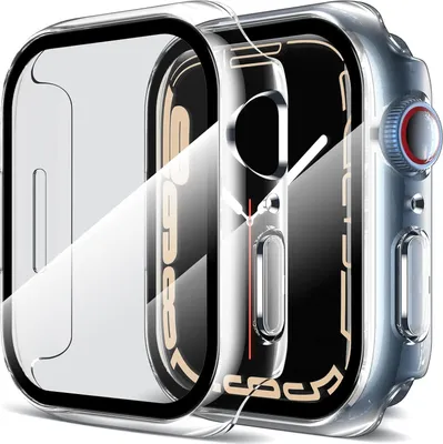 Produktbild von Schutzhülle Für Apple Watch Series 7 41Mm Klar 2 Stück