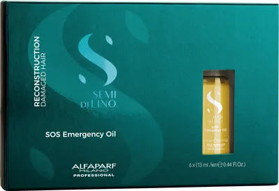 Produktbild von Alfaparf Ampullen Alfaparf Semi di Lino Reconstruction SOS Emergency Oil 6x13ml