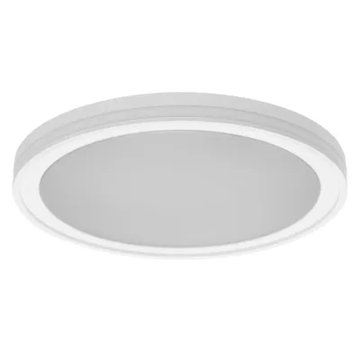 Zdjęcie produktu dla LEDVANCE ORBIS CIRCLE SMART+ WiFi Ø 46cm, ściemnialna okrągła lampa sufitowa LED do użytku wewnętrznego, 28W, temperatura barwowa od 3000 - 6500K, 2400 lumenów, 2 źródła światła dla światła białego i kolorowego, biały