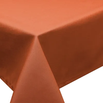 Produktbild von Leinen Tischdecke 160x360 cm eckig terrakotta