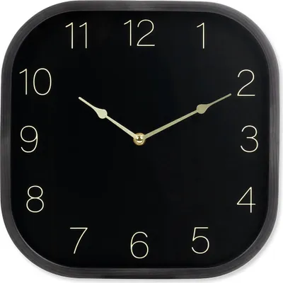 Immagine prodotto di Orologio da parete nero oro 30 cm