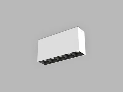 Zdjęcie produktu dla LED2 1491151D Lampa sufitowa LINEAR II ON 5, W DALI/PUSH 10 W 3000 K/3500 K/4000 K UGR biała