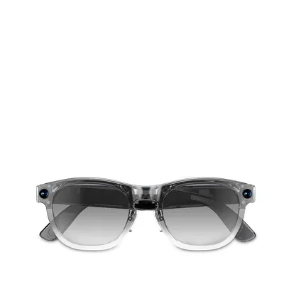 Produktbild von PRIXTON Smart-Brille Wi-Fi IRIS Full HD 1080p Kamera, KI‑Assistent, Echtzeit‑Übersetzung, Offline‑Sprachsteuerung, 16 GB, IP54, Transparentes Schwarz