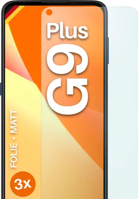Produktbild von moex® 3x Schutzfolie kompatibel mit Motorola Moto G9 Plus - Displayschutzfolie Anti Reflex Folie, Matt