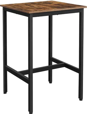 Immagine prodotto di Tavolo da bar quadrato con struttura in acciaio per impieghi gravosi, 60x60x90cm