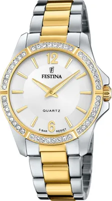 Image de Festina Femmes Montre Fashion en acier inoxydable argenté or UF20594/1