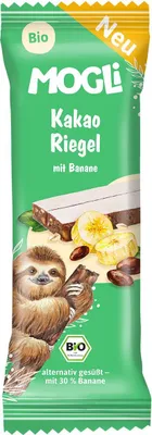 BATON Z BANANEM I KAKAO BIO 25 g - MOGLI