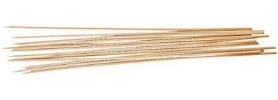 Produktbild von Robuste Holzspieße aus braunem Holz für Fleisch, Gemüse und Obst zum Grillen