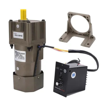 Image de AC 220 V, 90 W, motoréducteur asynchrone monophasé, retard, vitesse réglable (50 K)