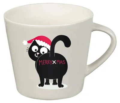 Immagine prodotto di Ed, la tazza a tema natalizio con il gatto.