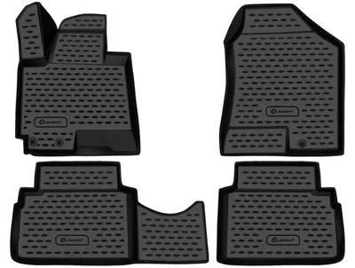 Image de ELEMENT Tapis de sol 3D en caoutchouc compatibles avec Hyundai ix35, à partir de 2010 | 4 pièces