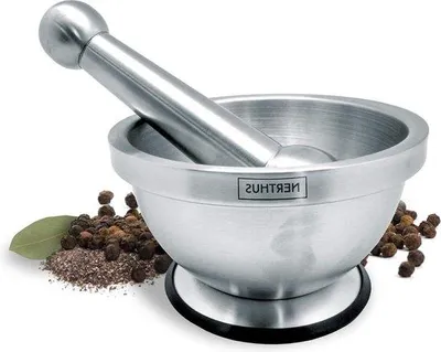 Immagine prodotto di Mortaio e pestello - FIH 020 - Con base in gomma - Migliore resistenza alla centrifugazione