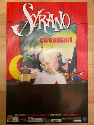 Image de Syrano - En concert - AFFICHE / POSTER - 40x60cm