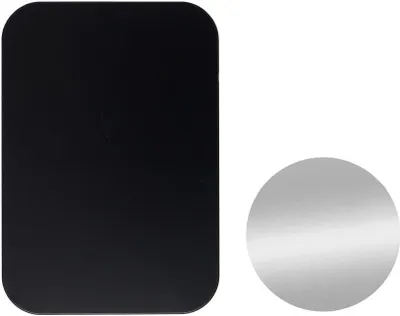 Image de Plaques magnétiques adaptées au support pour téléphone portable noir