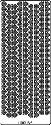Produktbild von Kreativsticker 10x23cm Motiv 51 VE=5 Stück silber