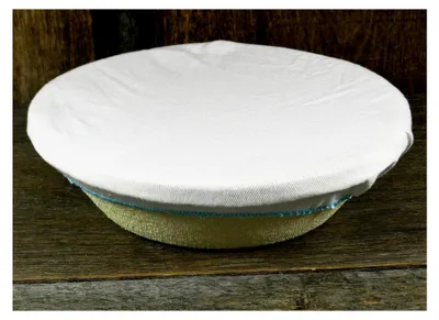 Produktbild von Gärkorb mit Bodenmuster Sonne und Bezug für 1 kg Brote