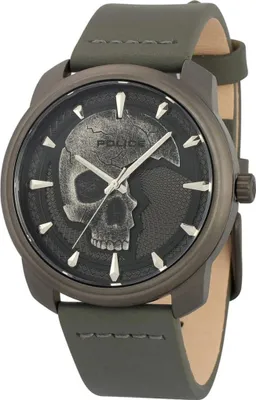 Produktbild von Police Armbanduhr Herrenuhr Lederarmband grau PL15714JSU.61A
