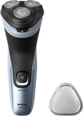 Produktbild von Philips X3063/00, Rotationstrasierer, Schwarz, Blau, SkinProtect, Akku, Nickel-Metallhydrid (NiMH), 45 min