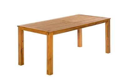 A wooden table on a white background.