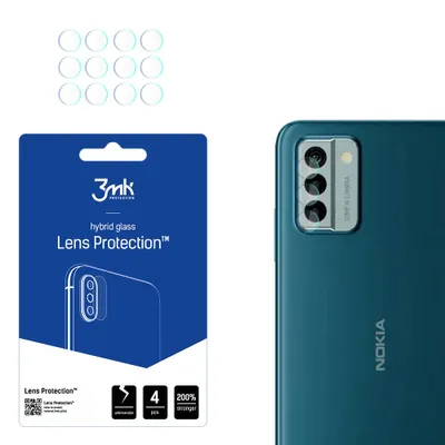 Produktbild von 3mk Hybridglas Lens Protection für Nokia G22 Kamera Objektiv Kameralinse 0,16mm 6H (4 Stück)