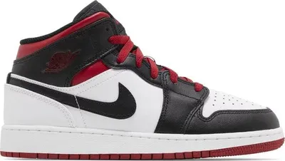 Produktbild von Nike Air Jordan 1 Mid GS Turnhalle Rot Schwarz Zehe - Sneaker - DQ8423-106 nike air max 90 männer, billige nike air max, nike air max männer, nike schuhe männer, nike air max angebot, kaufen nike air max, nike air max schwarz männer, nike air max 90 wesentliche männer, nike air max männer verkauf, nike air max verkauf männer, nike air max 9
