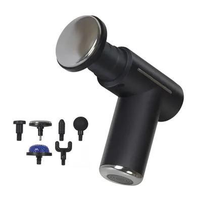 Produktbild von Massagepistole Elektrische Massage Gun LED Muskelmassagepistole Nacken Schulter Muskel 6 Geschwindigkeiten 6 Massageköpfe