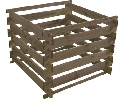 Produktbild von Holzkomposter Stecksystem 100x100x 70 cm kesseldruckimprägniert