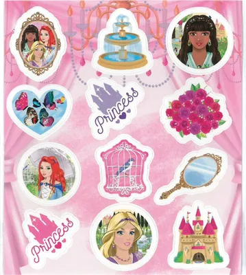 Produktbild von 12 Kleine Prinzessin Sticker