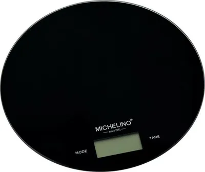 Produktbild von MICHELINO Digitale Küchenwaage Serie Leonidas LCD-Bildschirm Automatische Ein- und Abschaltung Schwarz
