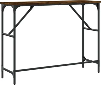 Obrázok produktu pre vidaXL Konzolový stôl Smoked Oak 100x32x75 cm Inžinierske drevo